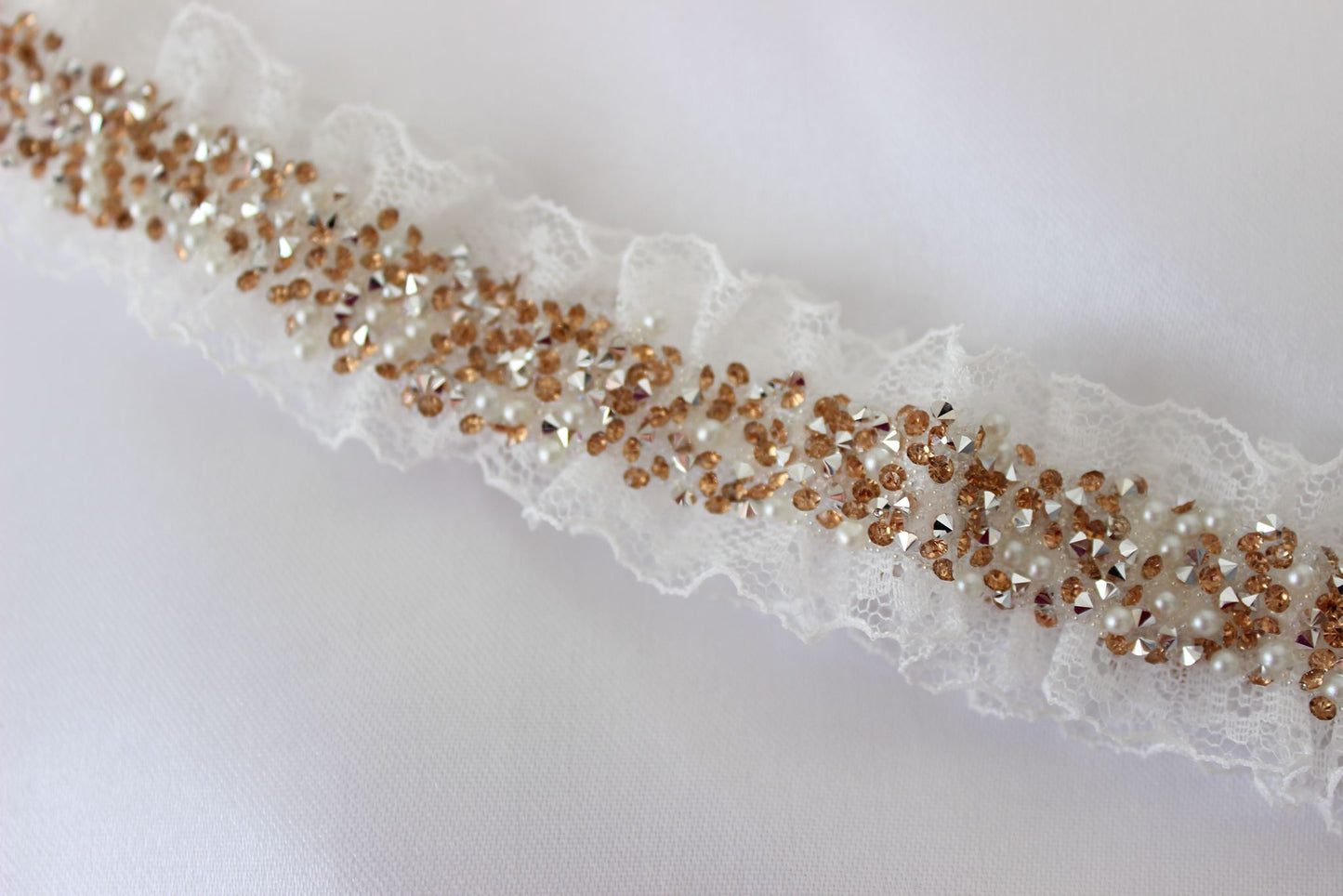 Gold Embellished Bridal Garter