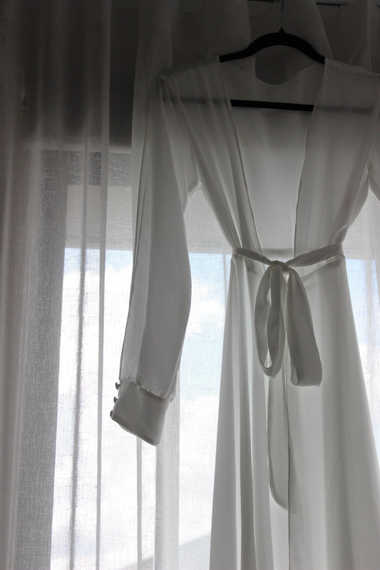 Steaming or Ironing Wedding Robes Guide