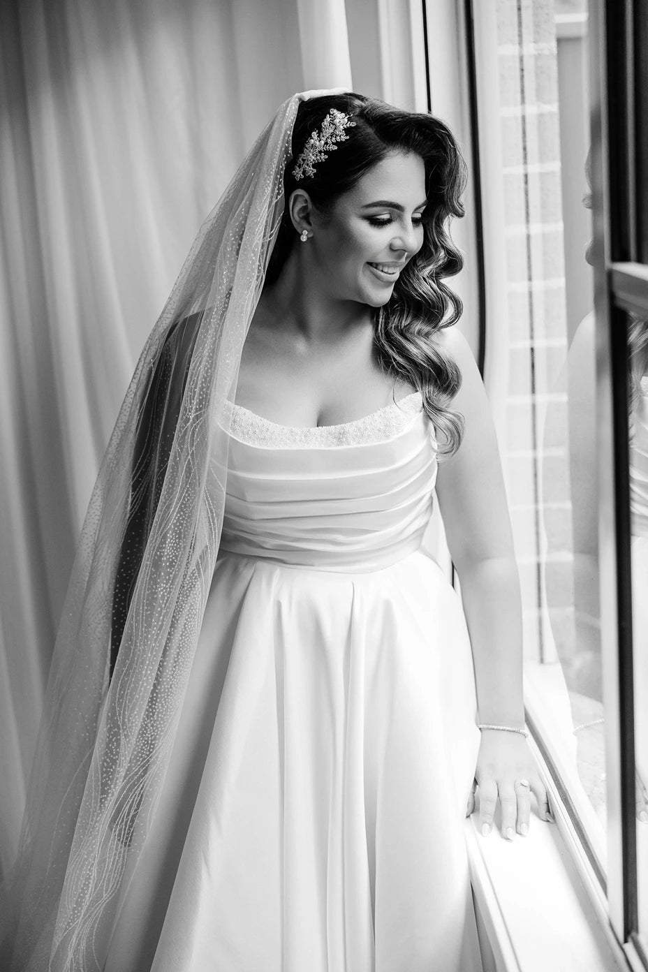 Stardust Glitter Wedding Veil