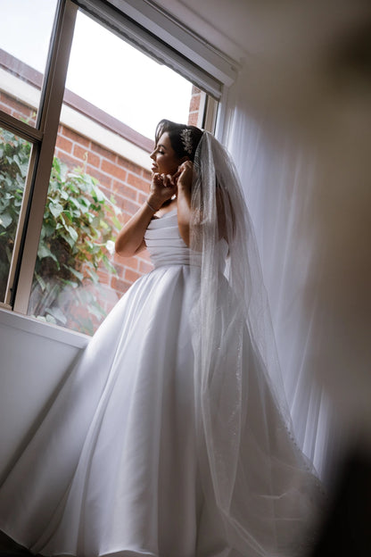 Stardust Glitter Wedding Veil