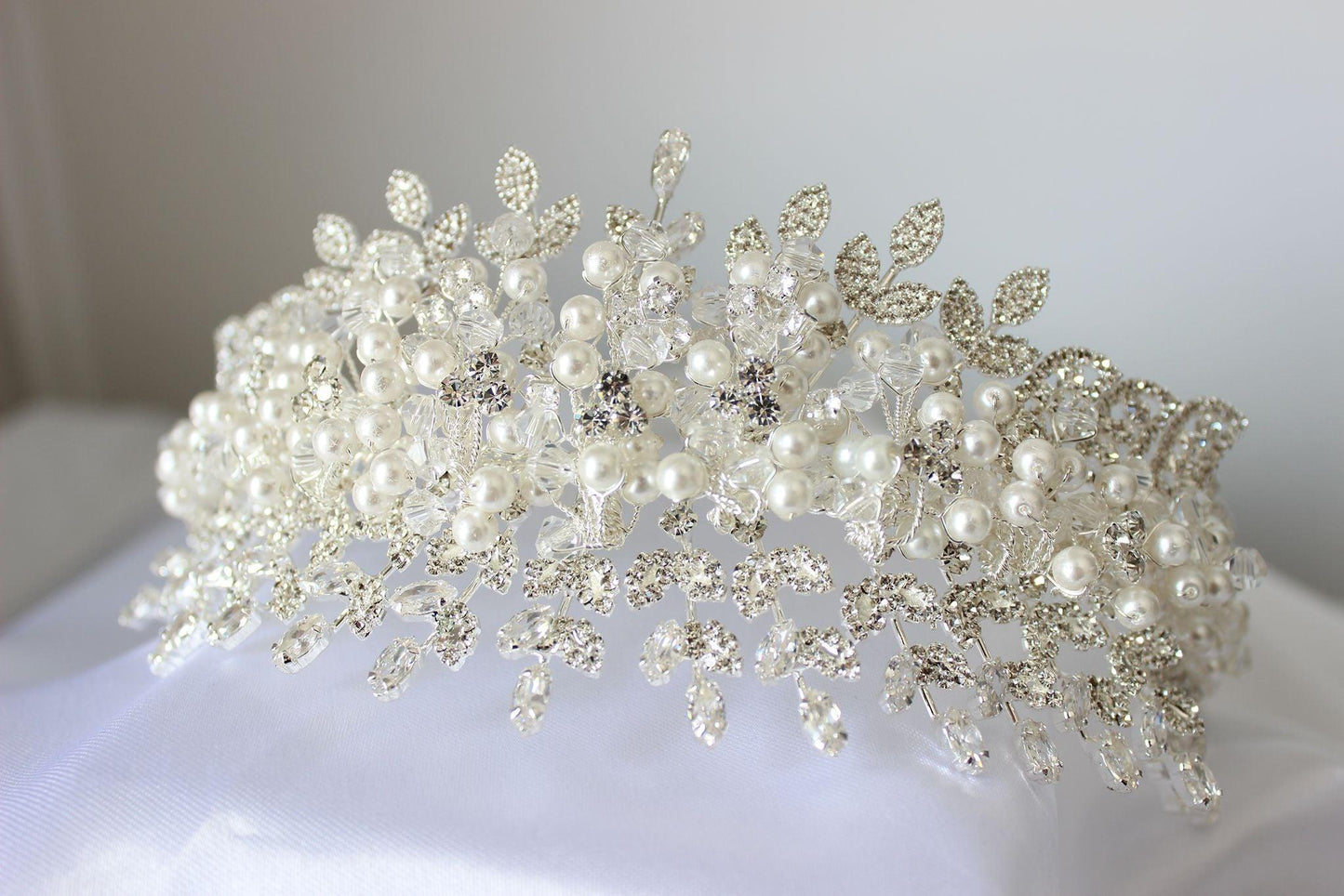 Crystal & Pearl Bridal Headpiece