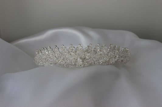 Freya silver bridal crown