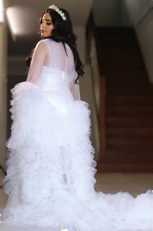 Butterfly bridal robe