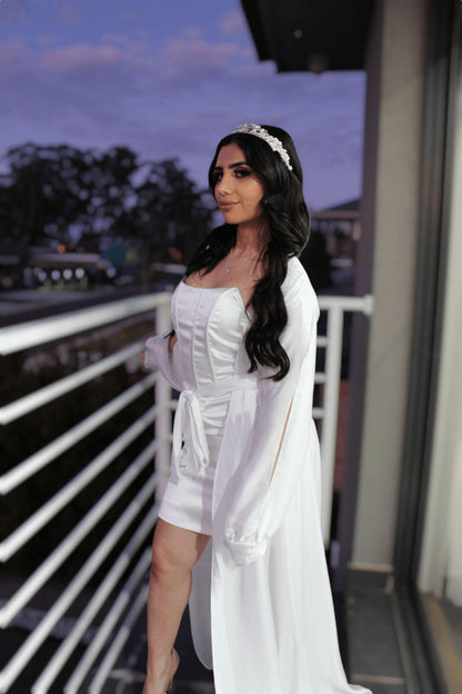 Chiffon Bridal Robe