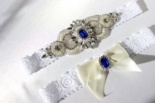 elegant-sapphire-bridal-garter-embellishments-ribbon