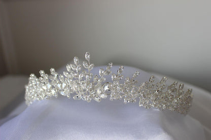 "LOUISA" Bridal Tiara - Silver