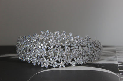 Serena Silver Bridal Headband