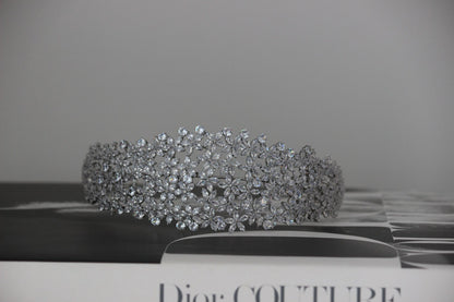 Serena Silver Bridal Headband