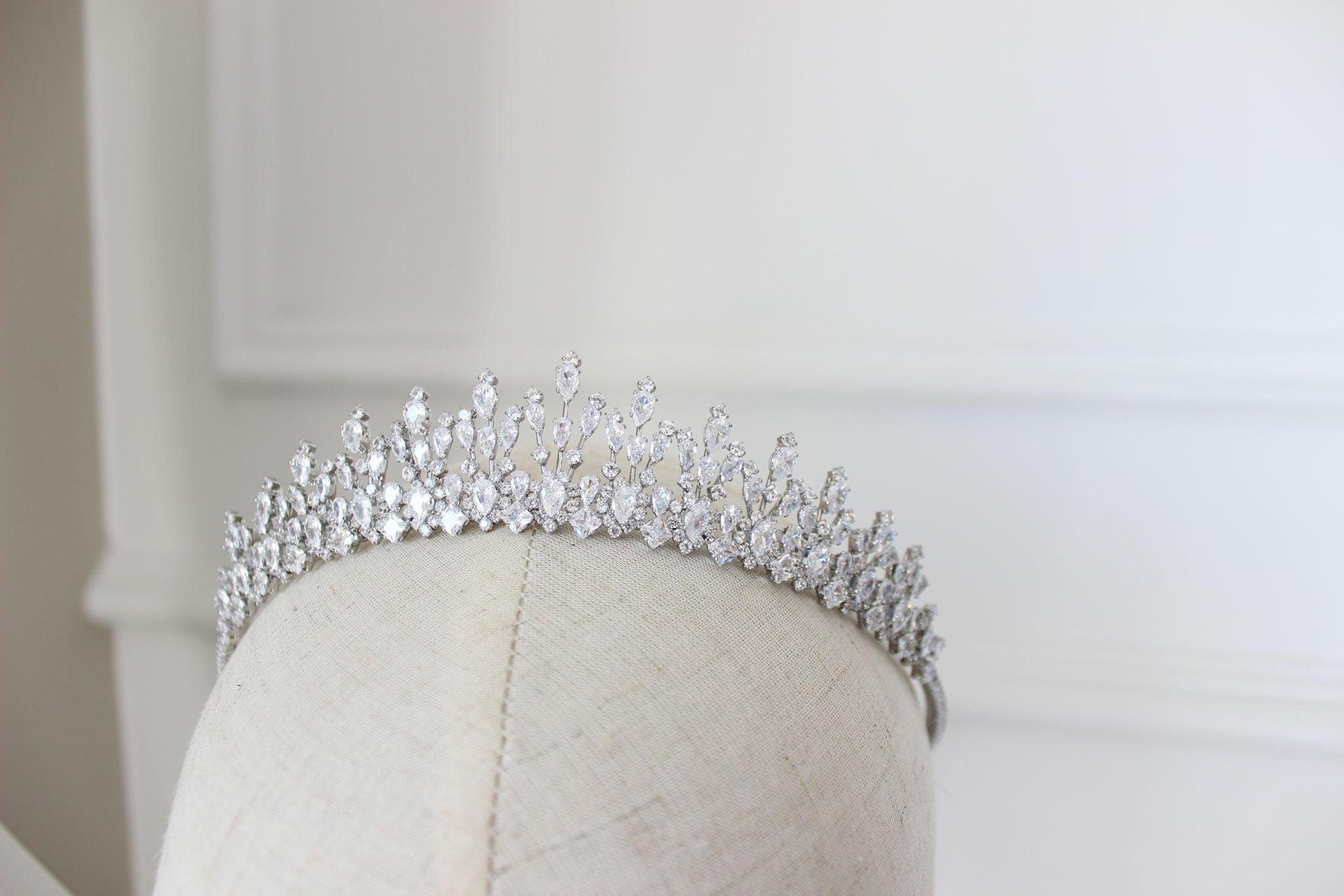 "JENNIFER" Bridal Tiara - Silver