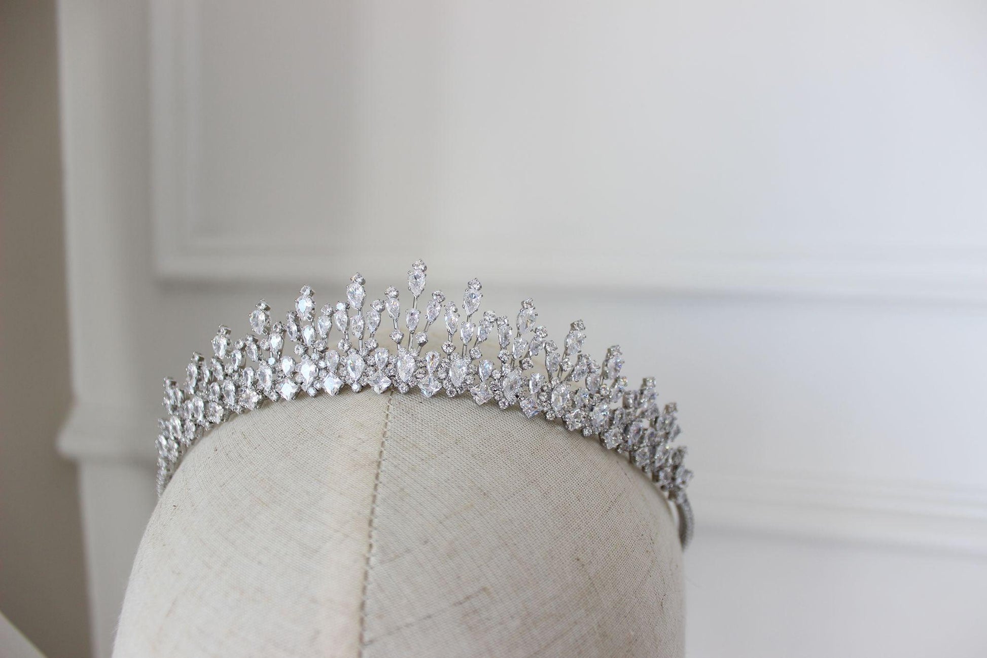 "JENNIFER" Bridal Tiara - Silver