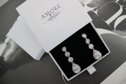 "PHOEBE" Cubic Zirconia Earrings