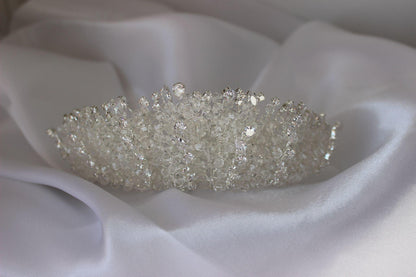 "GENEVA" Bridal Crown - Silver