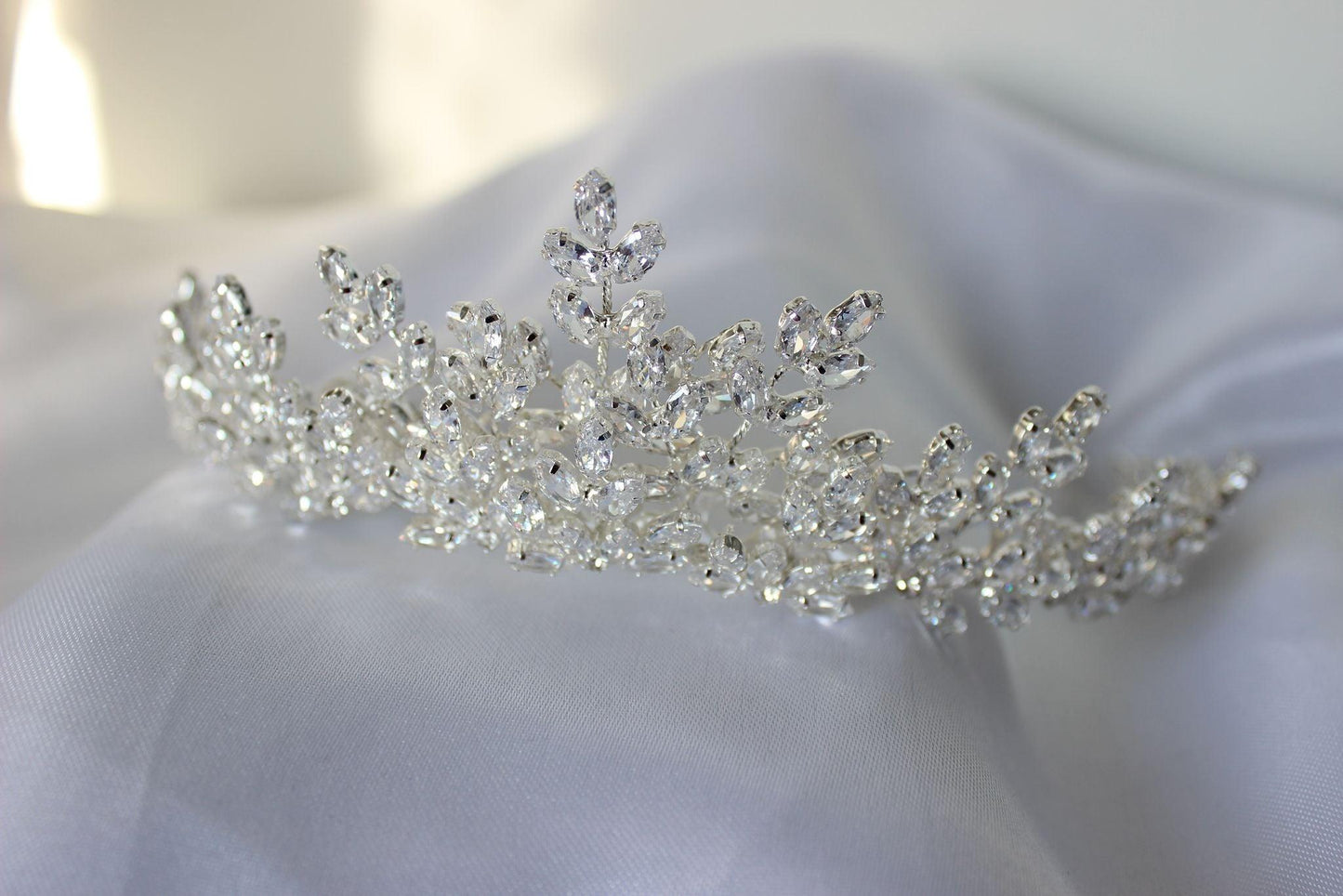 "CATERINA" Bridal Crown - Silver