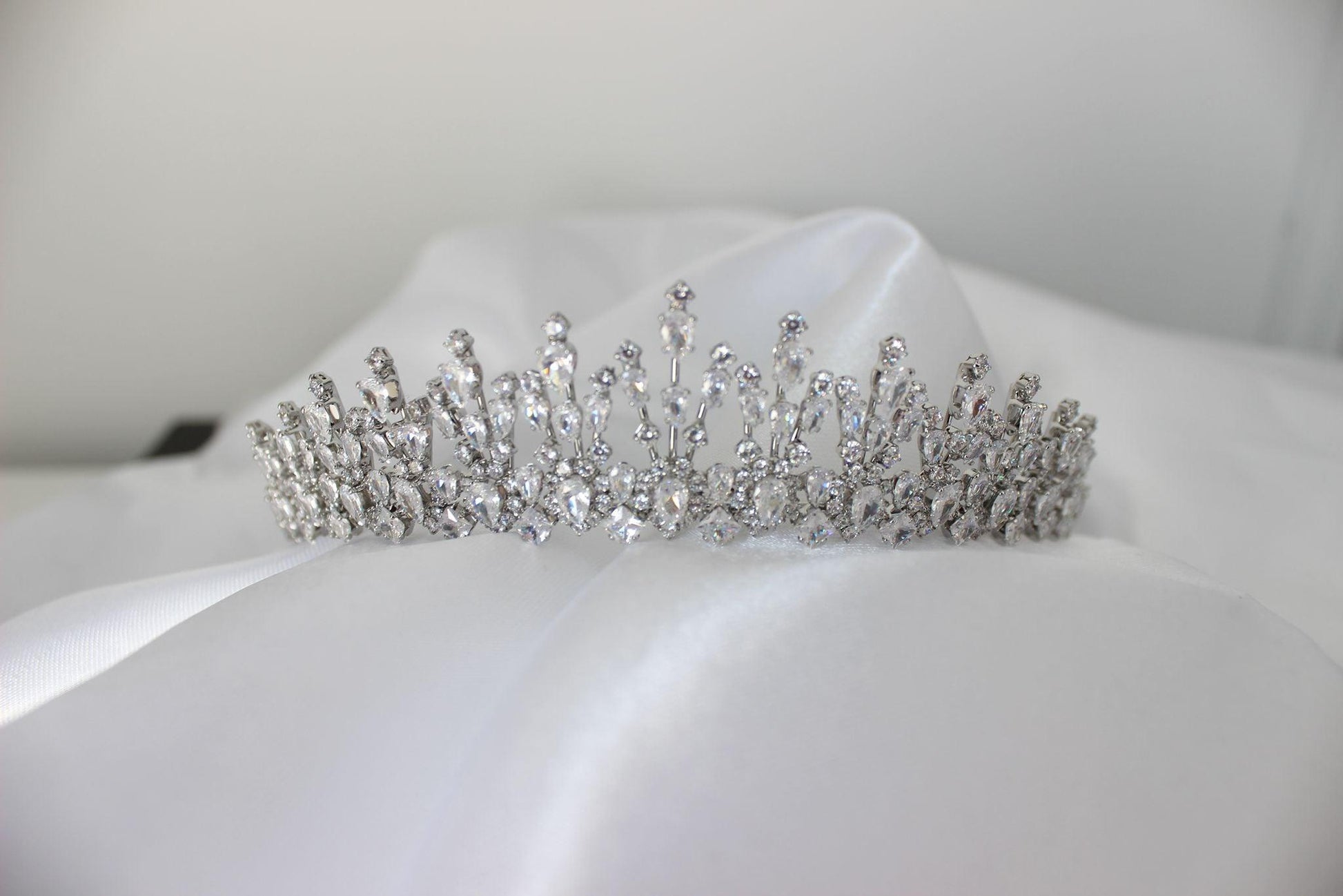 "JENNIFER" Bridal Tiara - Silver