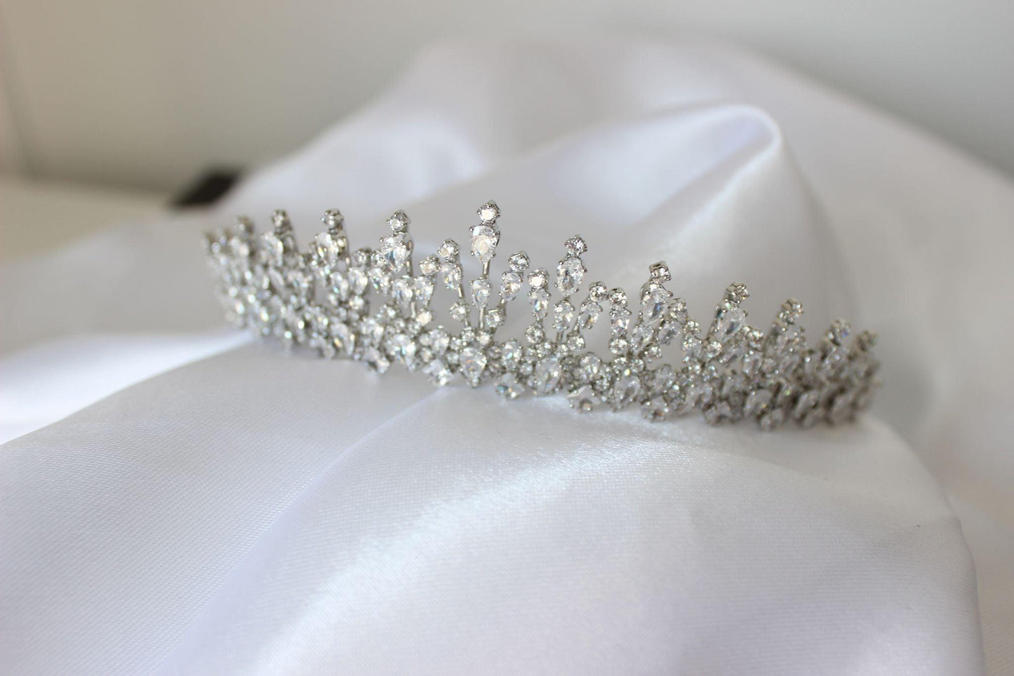 "JENNIFER" Bridal Tiara - Silver