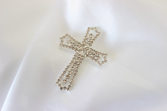 Joseph Silver Cross Pin