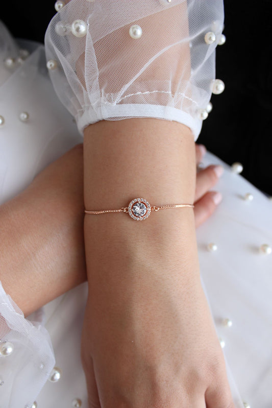 Camille rose gold bracelet