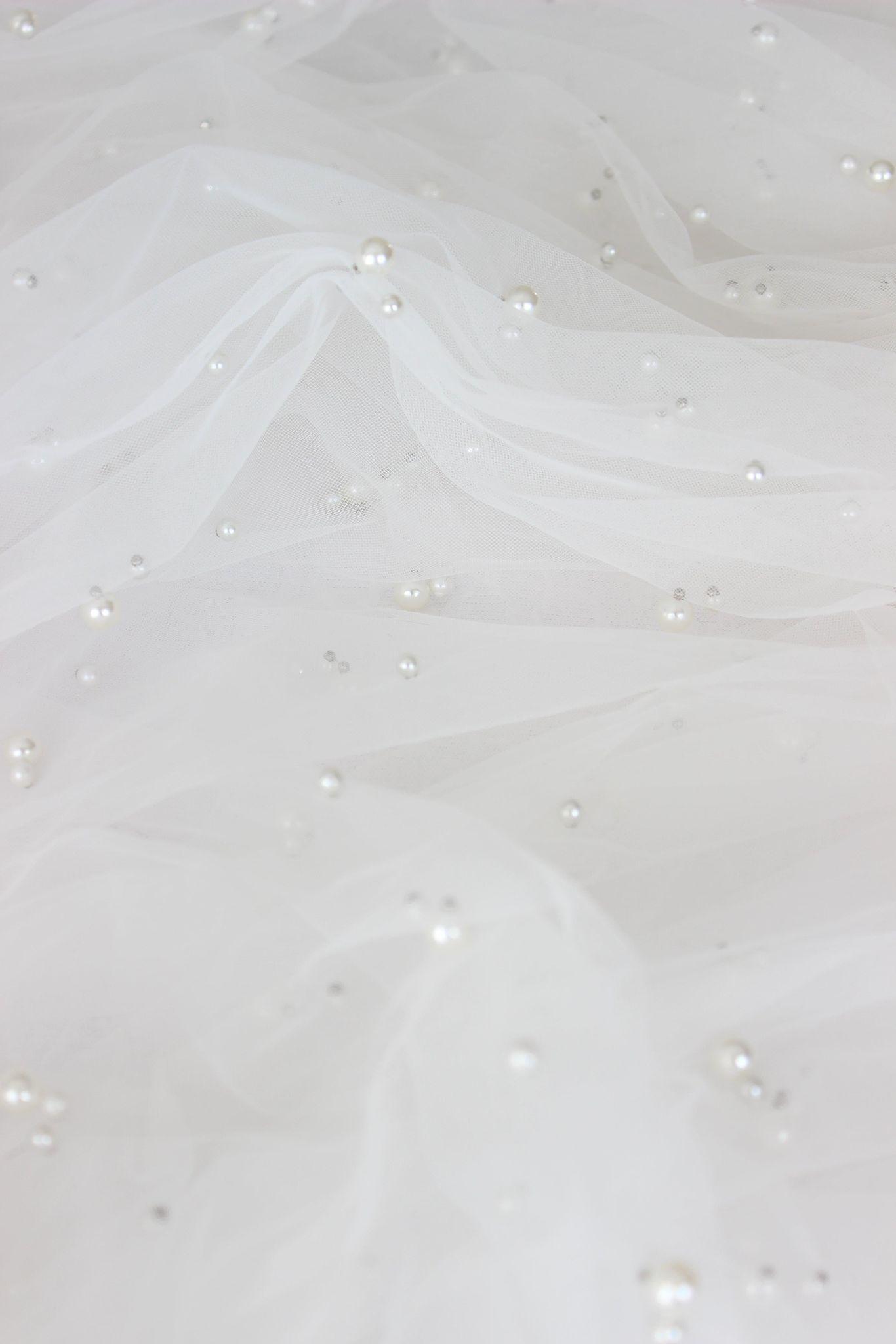 Scattered Pearl Veil 2 Tier