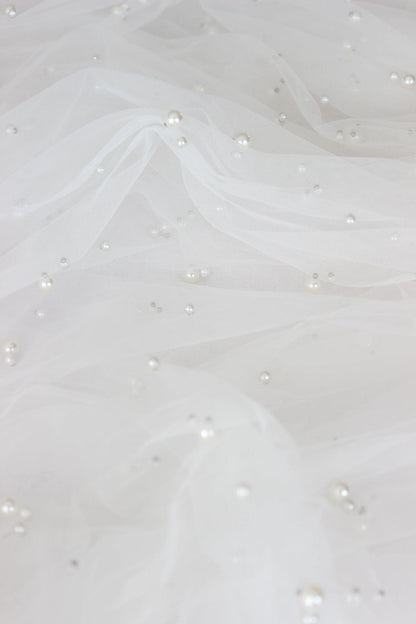 Scattered Pearl Veil 2 Tier