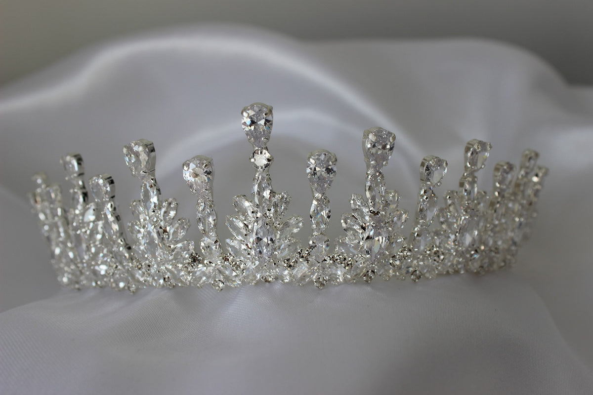 camilla silver wedding crown