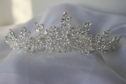 Caterina silver bridal crown