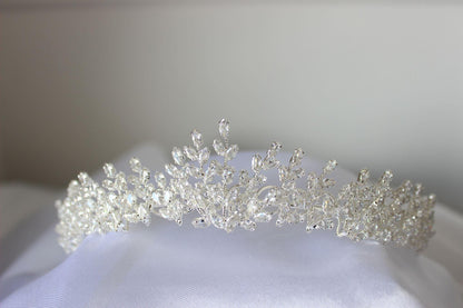 Louisa silver bridal tiara