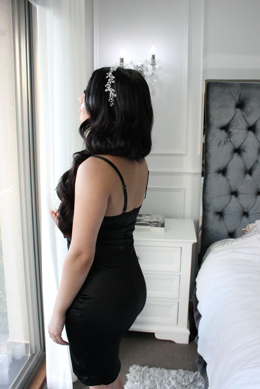 Nineveh black bridal slip