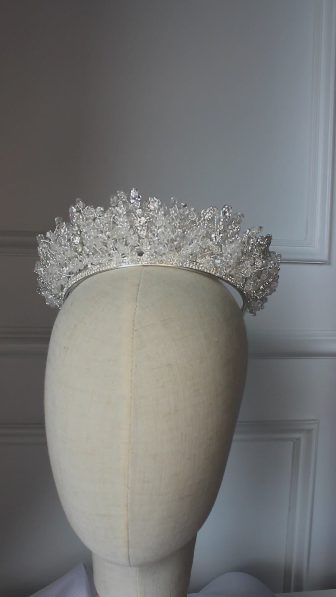 "ELYSIA" Bridal Crown - Silver