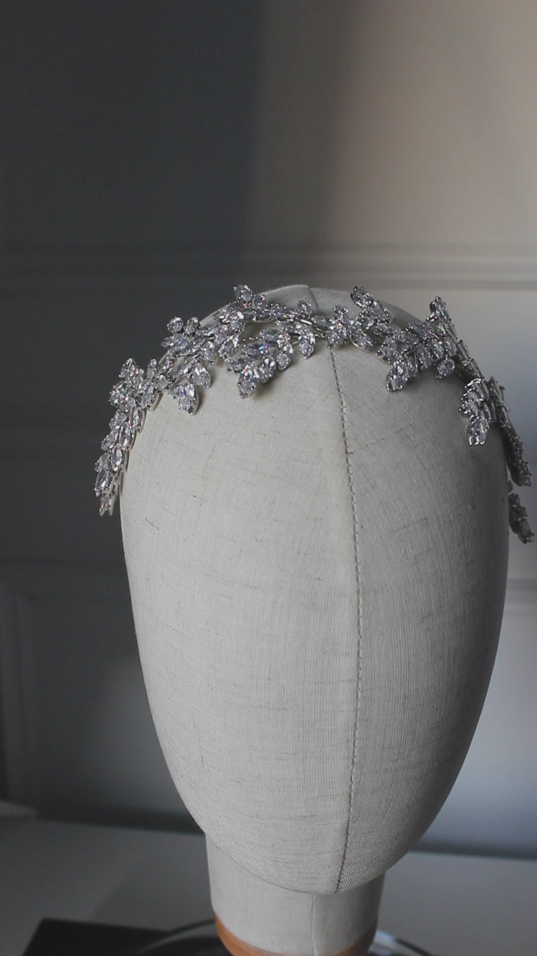 "CATALINA" Bridal Headpiece - Silver