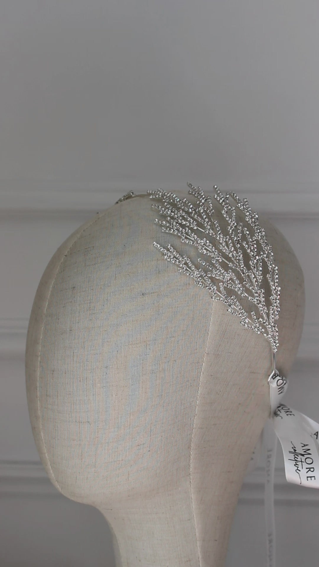 "HARPER" Bridal Headpiece - Silver