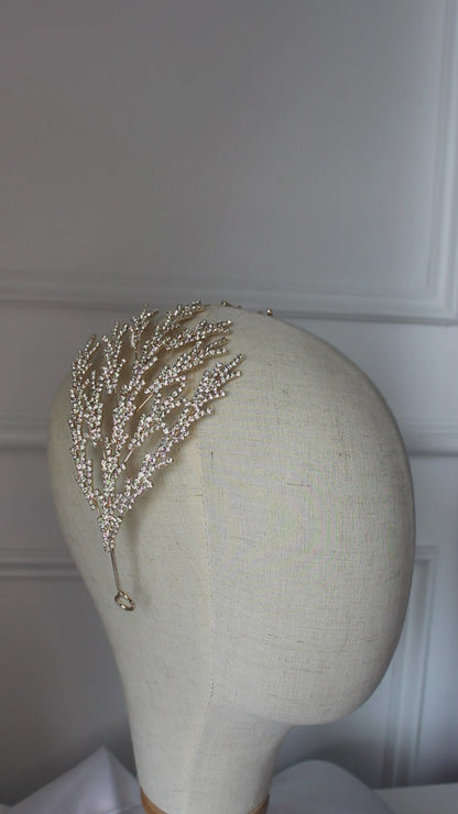 "HARPER" Bridal Headpiece - Gold
