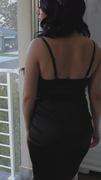 "NINEVEH" Black Bridal Slip
