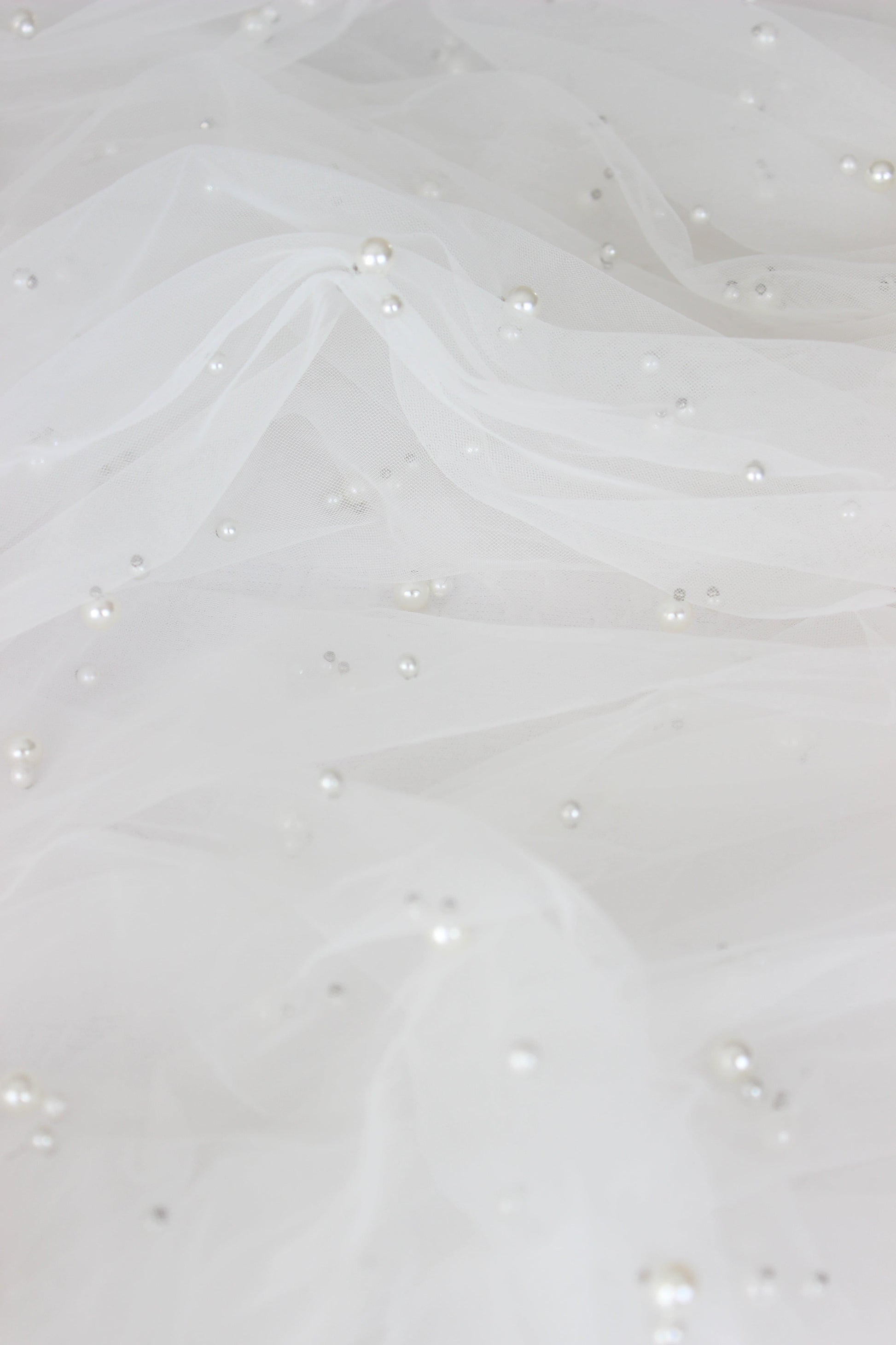 "TAHLIA" Scattered Pearl Veil 1 Tier